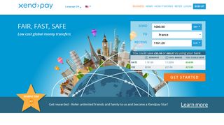 
                            9. Xendpay | The world's first free money transfer service