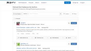 
                            13. Xenforo Freelancers - Guru