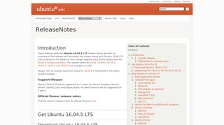 
                            10. XenialXerus/ReleaseNotes - Ubuntu Wiki