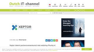 
                            9. Xeptor tekent partnerovereenkomst met webshop Phurby.nl | Dutch ...