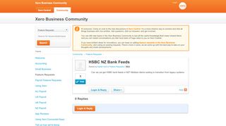 
                            7. Xero Community - HSBC NZ Bank Feeds
