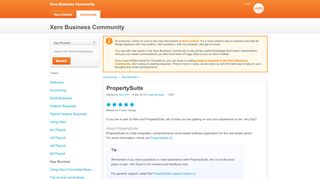 
                            11. Xero Community - PropertySuite