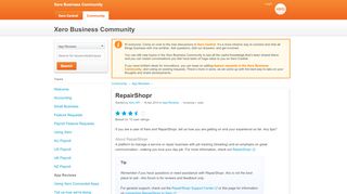 
                            8. Xero Community - RepairShopr