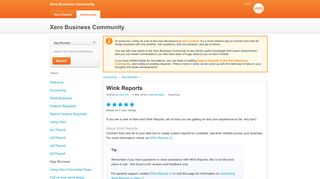 
                            12. Xero Community - Wink Reports