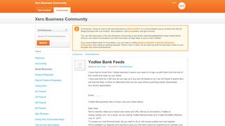 
                            7. Xero Community - Yodlee Bank Feeds