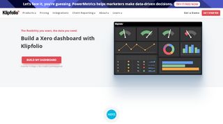 
                            12. Xero Dashboard - Integrations | Klipfolio.com