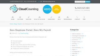 
                            8. Xero Employee Portal | Xero My Payroll - Xero Training Brisbane ...