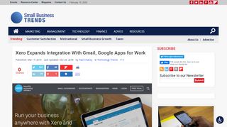 
                            5. Xero Expands Integration With Gmail, Google Apps for Work - Small ...
