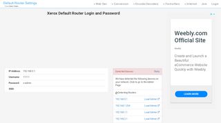 
                            13. Xerox Default Router Login and Password - Clean CSS