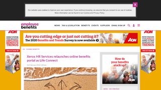 
                            4. Xerox HR Services relaunches online benefits portal as Life Connect