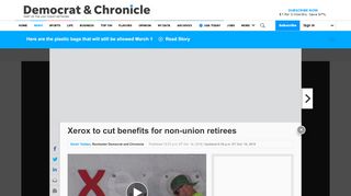 
                            12. Xerox to cut benefits for non-union retirees - Democrat and Chronicle