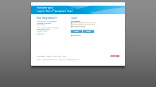 
                            6. Xerox® Workplace Cloud - Log In
