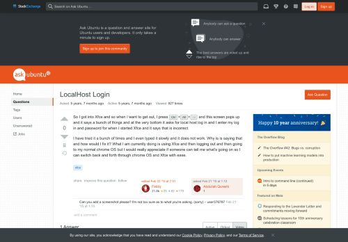 
                            4. xfce - LocalHost Login - Ask Ubuntu