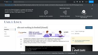 
                            5. xfce not working in freebsd - Unix & Linux Stack Exchange