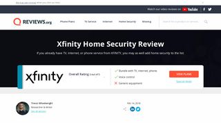 
                            8. Xfinity Home security - Reviews.org