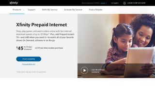 
                            13. XFINITY Prepaid Internet