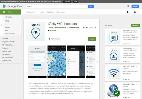
                            11. Xfinity WiFi Hotspots - Apps on Google Play