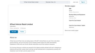 
                            7. XFleet Vehicle Retail Limited | LinkedIn