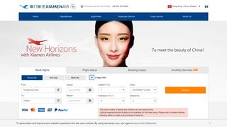 
                            8. Xiamen Airlines（Hong Kong）-Flights Search_Discount Airfare