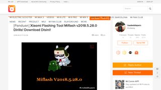 
                            5. Xiaomi Flashing Tool Miflash v2018.5.28.0 Dirilis! Download Disini ...