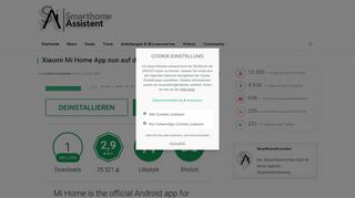 
                            5. Xiaomi Mi Home App nun auf deutsch - SmarthomeAssistent