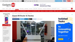 
                            8. Xiaomi Mi Router 3C Review | NDTV Gadgets360.com