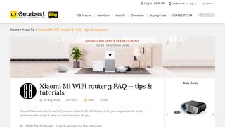
                            5. Xiaomi Mi WiFi router 3 FAQ -- tips & tutorials | GearBest Blog