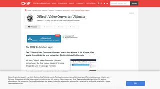 
                            8. Xilisoft Video Converter Ultimate Download – kostenlos – CHIP