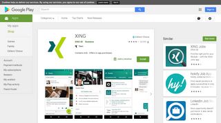 
                            2. XING – Apps bei Google Play