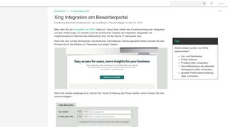 
                            8. Xing Integration am Bewerberportal - eRecruiter Knowledge Base ...