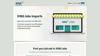 
                            4. XING Job Integration | XING Developer