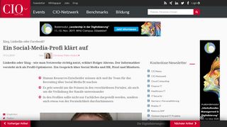 
                            6. Xing, Linkedin oder Facebook?: Ein Social-Media-Profi klärt auf - cio.de
