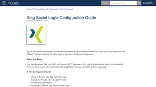 
                            12. Xing Social Login Configuration Guide | Akamai ... - Janrain API