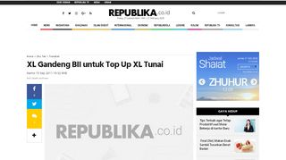 
                            12. XL Gandeng BII untuk Top Up XL Tunai | Republika Online