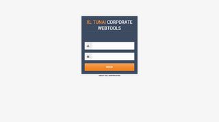 
                            2. XL TUNAI CORPORATE WEBTOOLS: Login Page