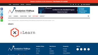
                            9. xlearn - Analytics Vidhya