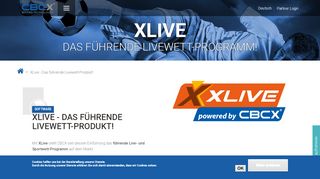 
                            3. XLive - Das führende Livewett-Produkt! | CBCX