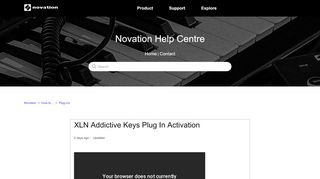 
                            12. XLN Addictive Keys Plug In Activation – Novation