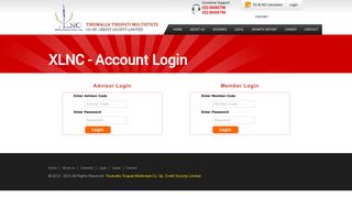 
                            1. XLNC - Account Login - Tirumalla Tirupati Multistate Co. Op. Credit ...