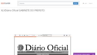 
                            13. XLVDiário Oficial GABINETE DO PREFEITO - PDF - DocPlayer.com.br