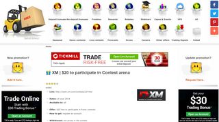 
                            7. XM | $20 to participate in Contest arena - Best Forex Bonus