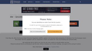
                            8. XM - $20,000 in Free Forex Contests per Month - BrokersOfForex.com