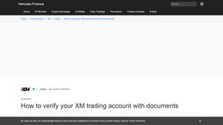 
                            5. XM – How to verify your XM trading account with ...
