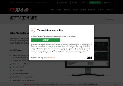 
                            6. XM MT5 | XM MetaTrader 5 | MT5 for PC | MT5 Download - XM.com