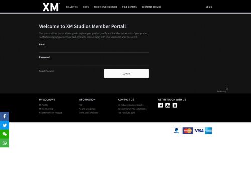 
                            3. XM Studios Member Portal!