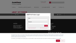 
                            13. xMAP Kit Finder - Login