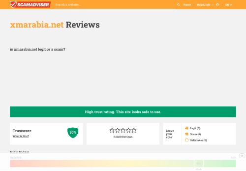 
                            13. xmarabia.com Reviews| Scam check for xmarabia.com | is xmarabia ...
