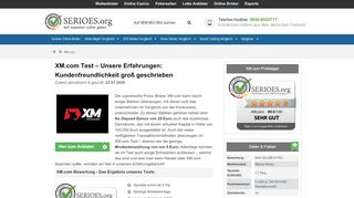 
                            8. XM.com Test | Echte Erfahrungen 2019 » Forex Broker seriös?