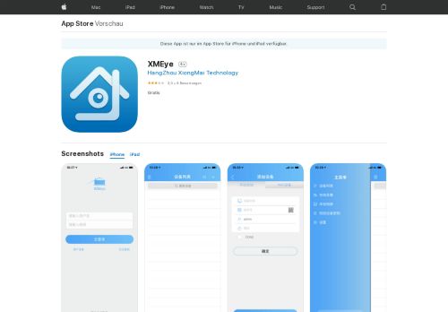 
                            3. XMEye im App Store - iTunes - Apple