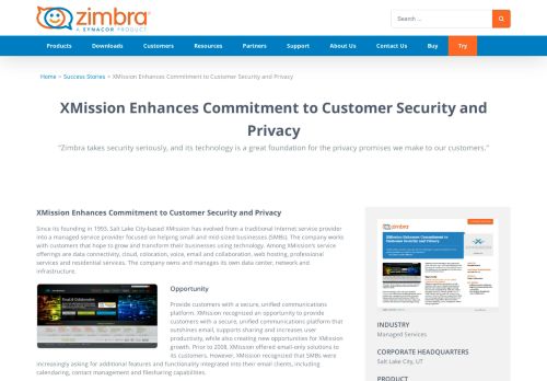 
                            5. XMission Enhances Commitment to Customer Security and ... - Zimbra